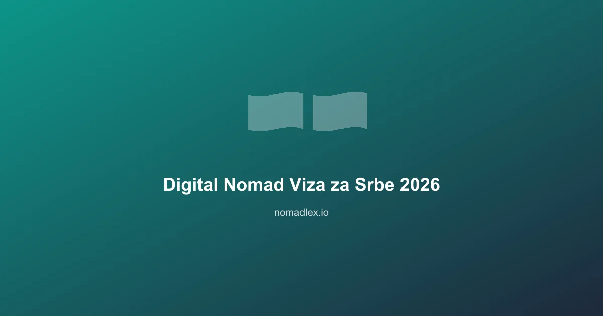 Digital Nomad Viza za državljane Srbije 2026: Kompletan vodič za preseljenje u EU