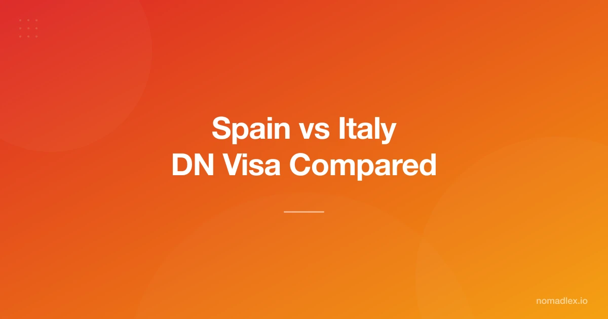 Spain vs Italy Digital Nomad Visa 2026: Which Is Better for Remote Workers?